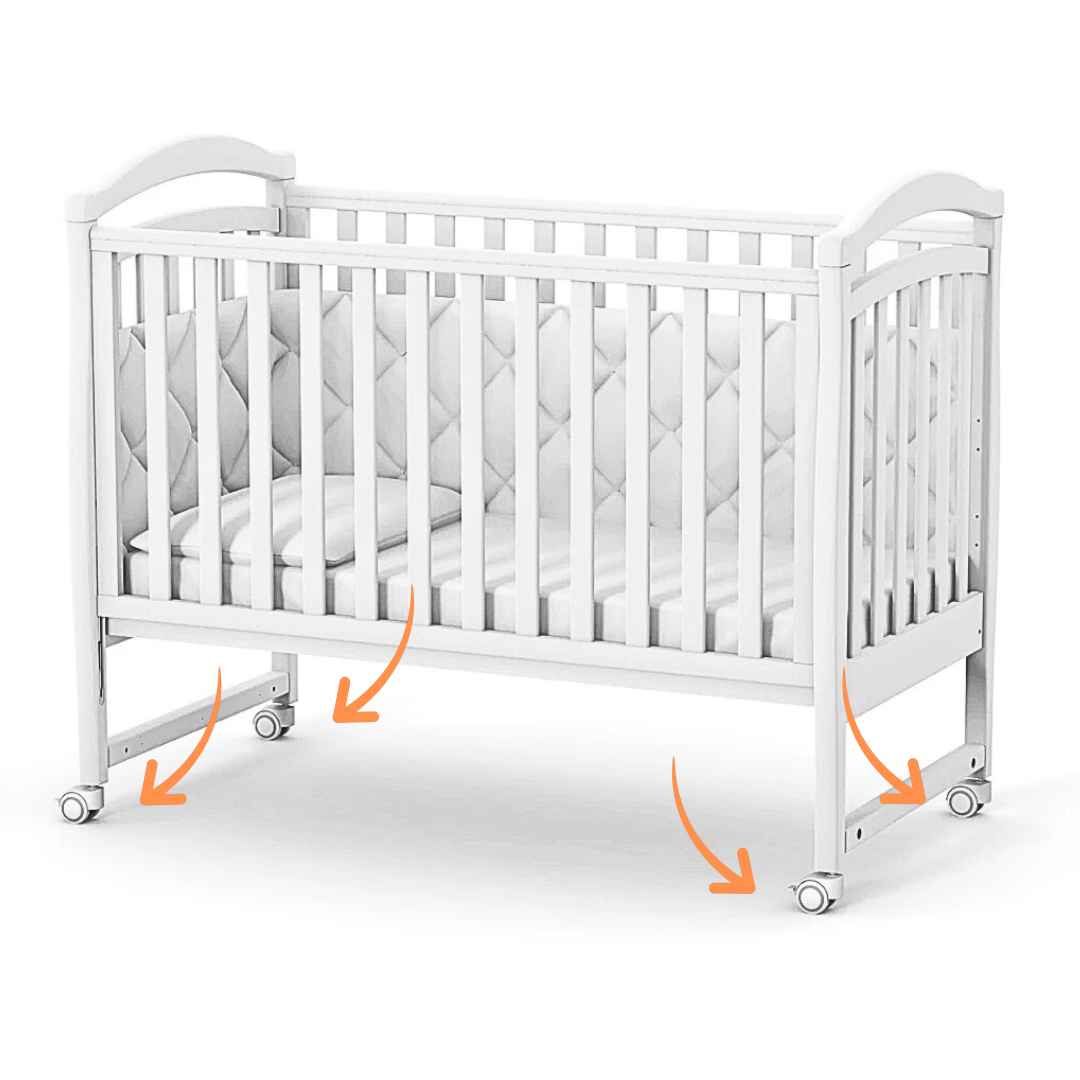 Postýlky na kolečkách