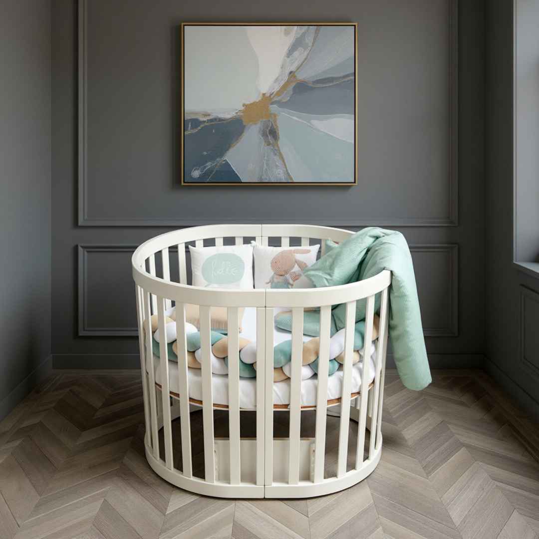 Sada pro přeměnu kolébky Mikko Gekko Kids. Bíla