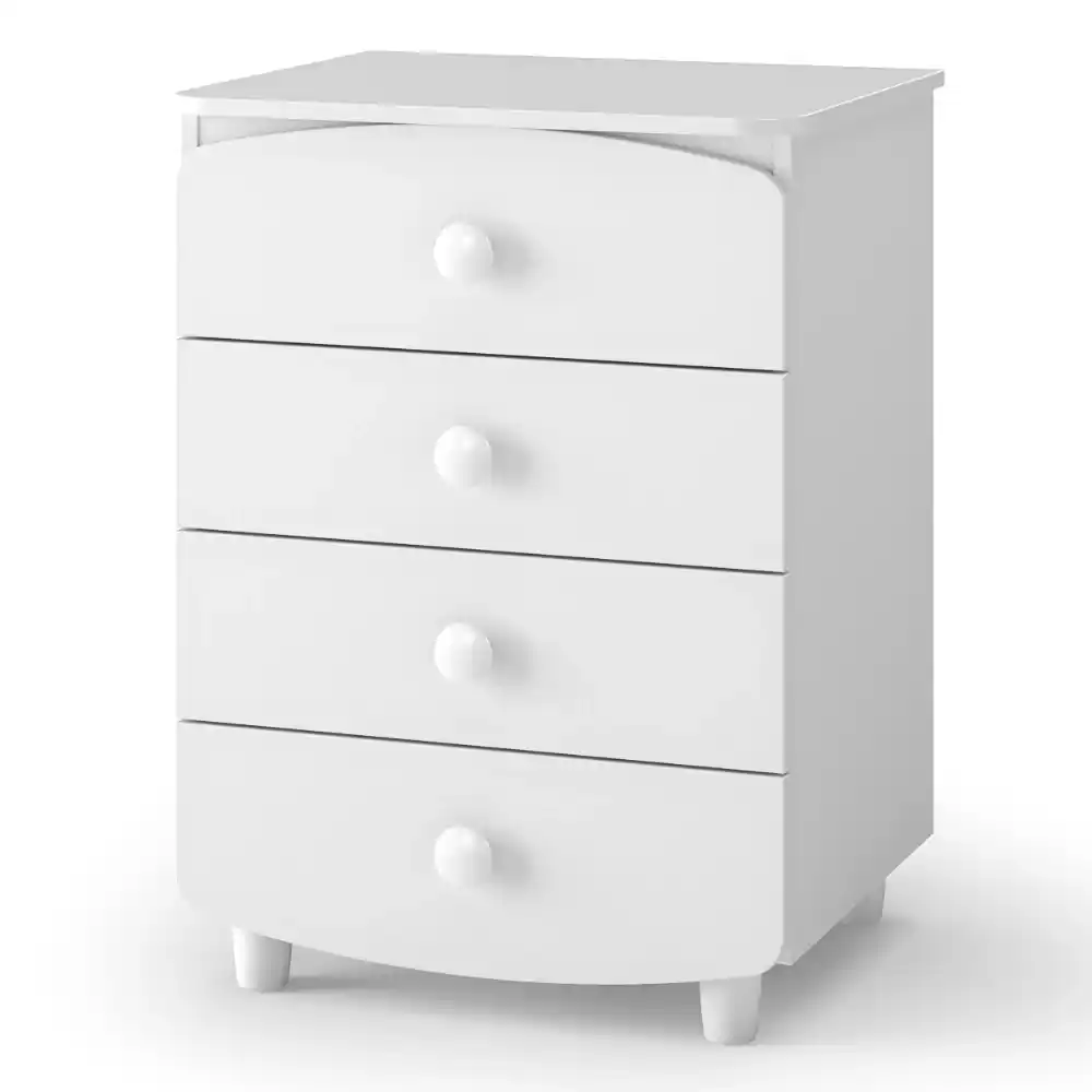 Dětská komoda Lappi Gekko Kids, 60x49x81cm, Bílá