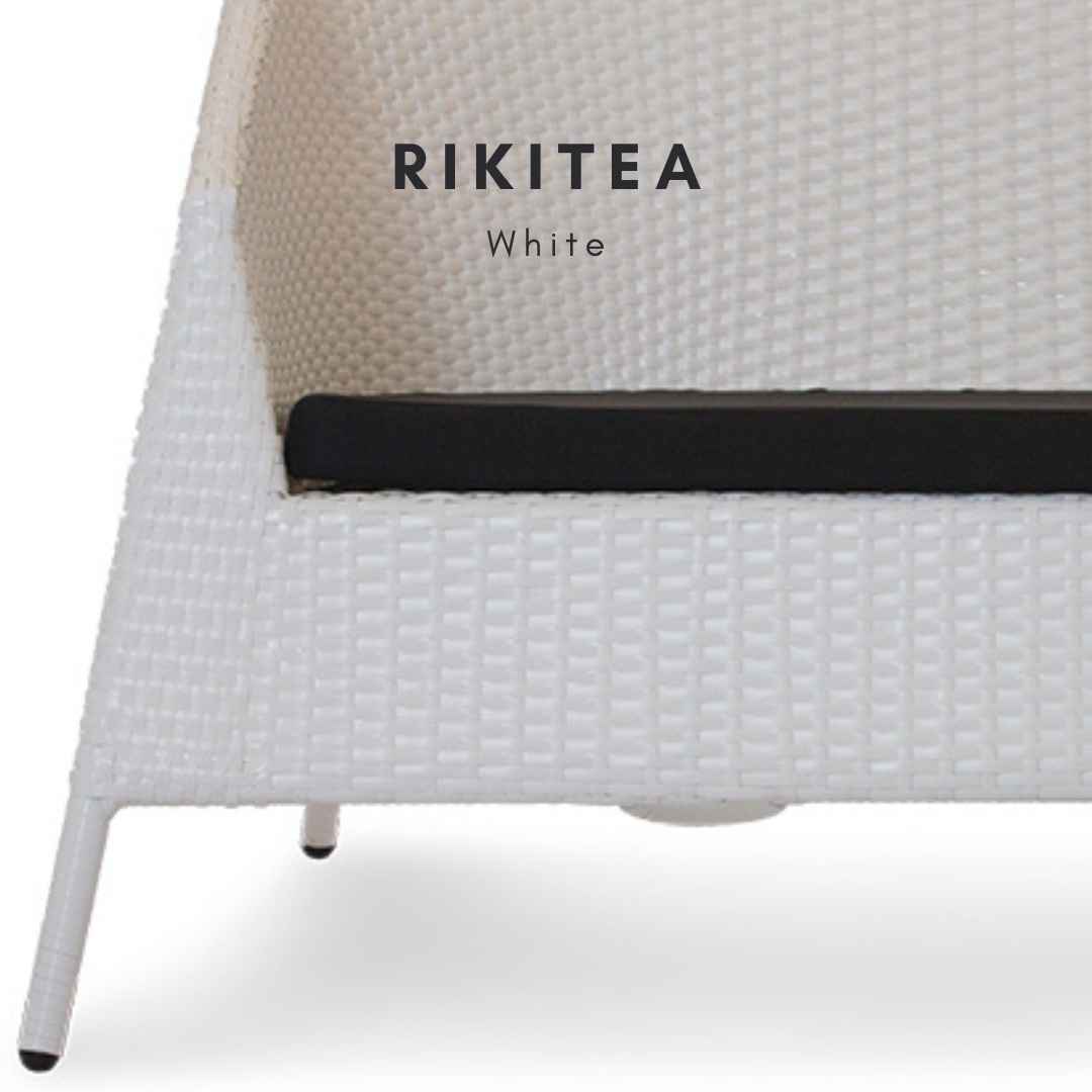 Ratanová pohovka RIKITEA Terico. Bíla