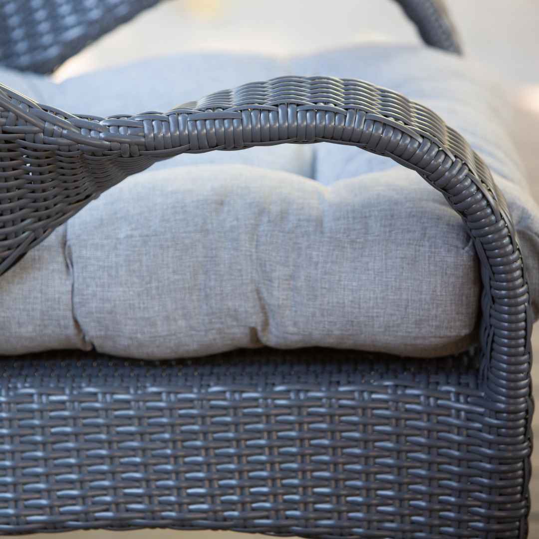 Ratanové křeslo FLORENCE Terico. Grafitové