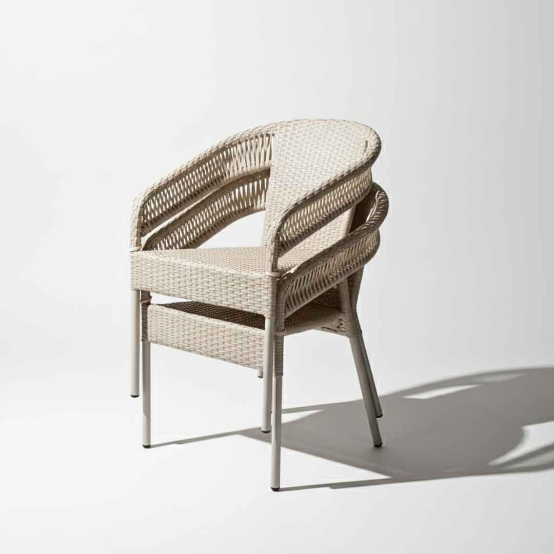 Ratanová židle VERONA Terico. Olivová barva