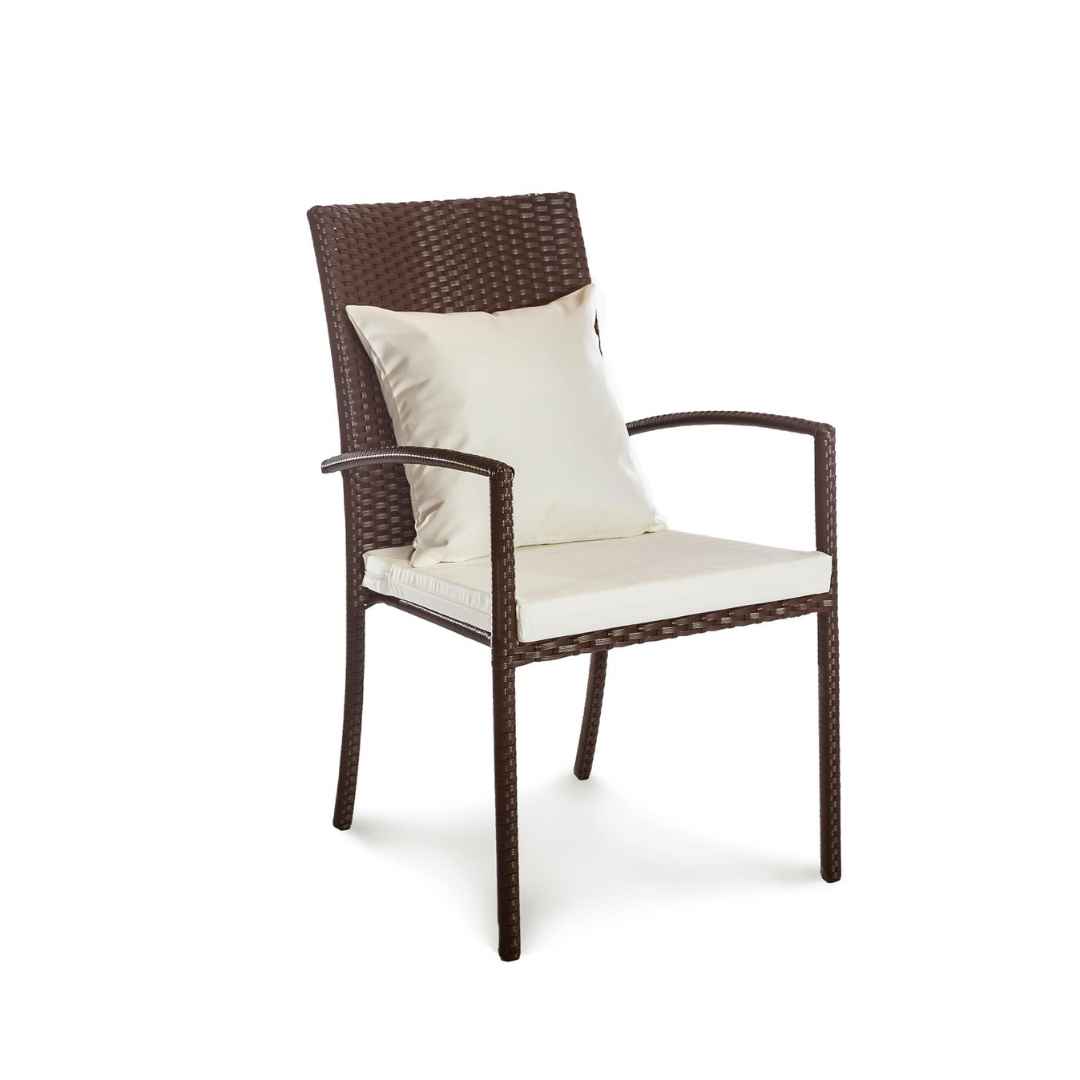 Ratanová židle MAVERO MINI Terico. Hnedá barva