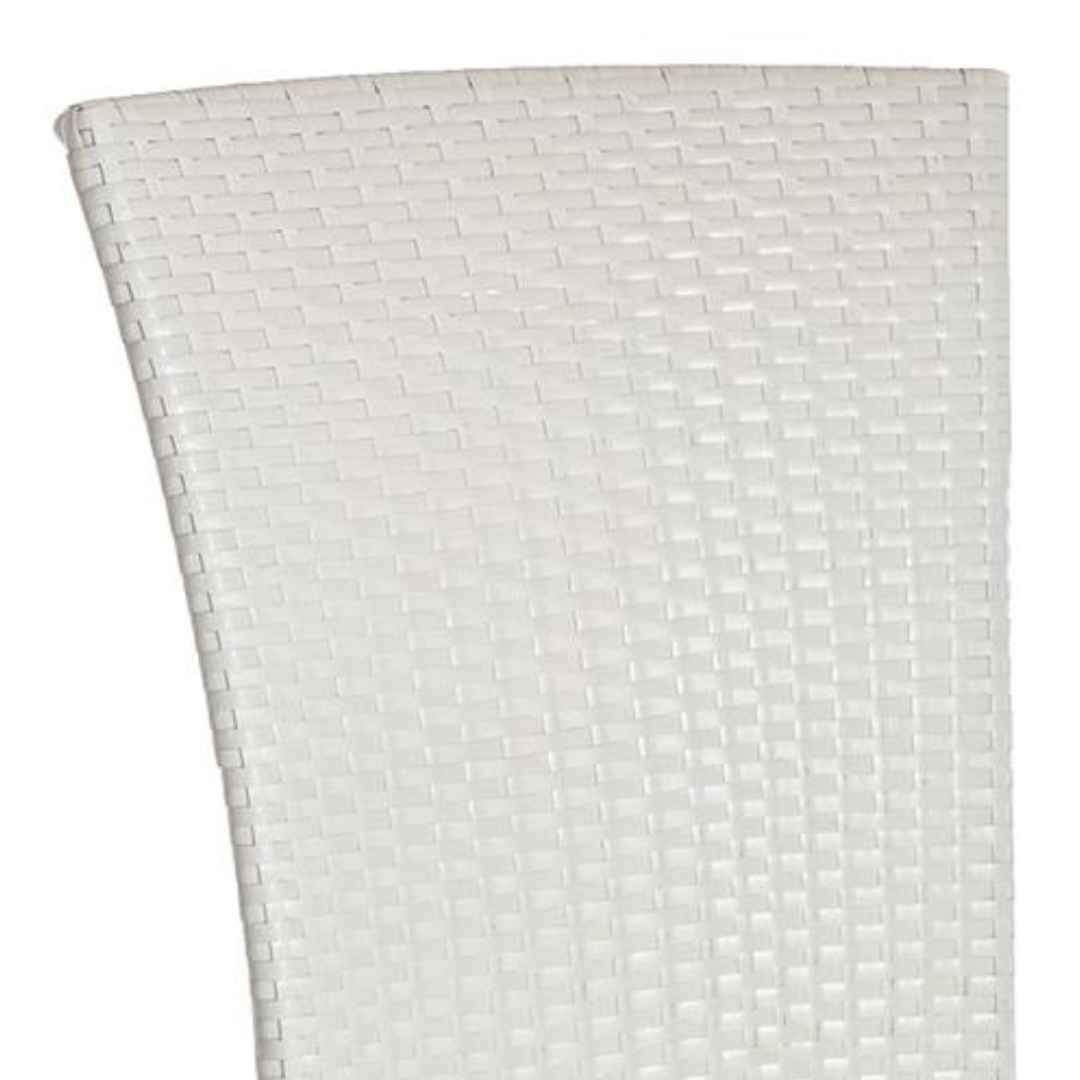 Ratanová židle MILANO Terico. Bilá barva