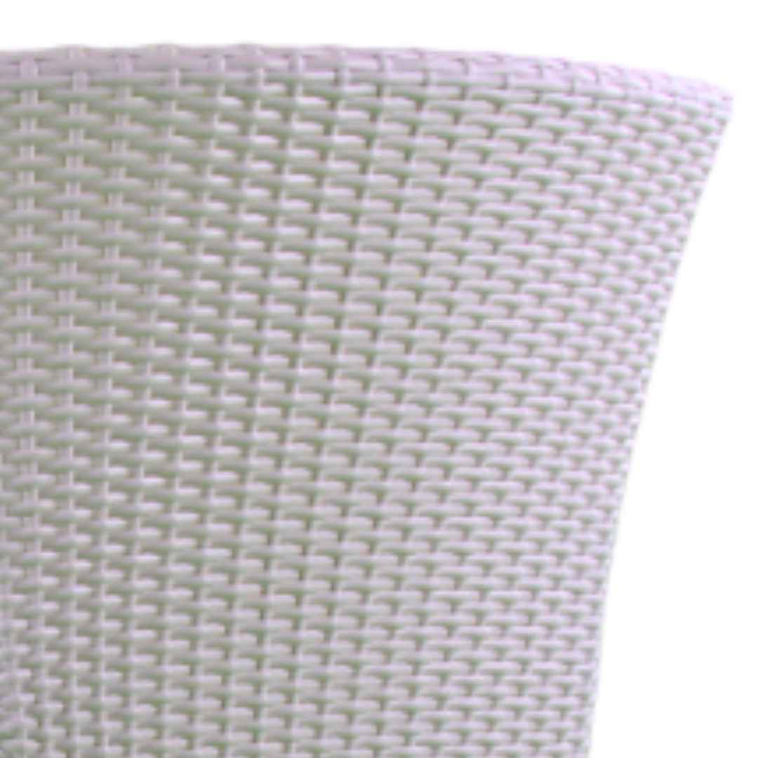 Ratanová židle MILANO Terico. Bilá barva