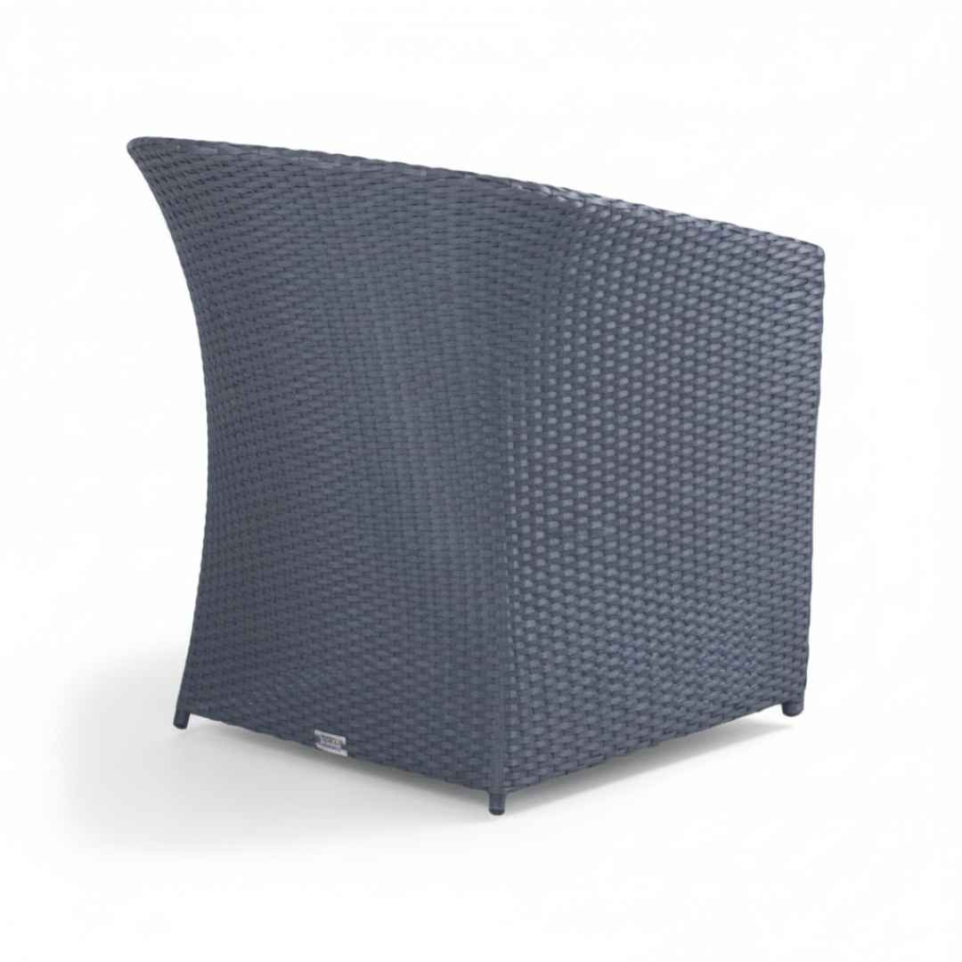 Ratanová židle BALINA Terico. Grafitová barva