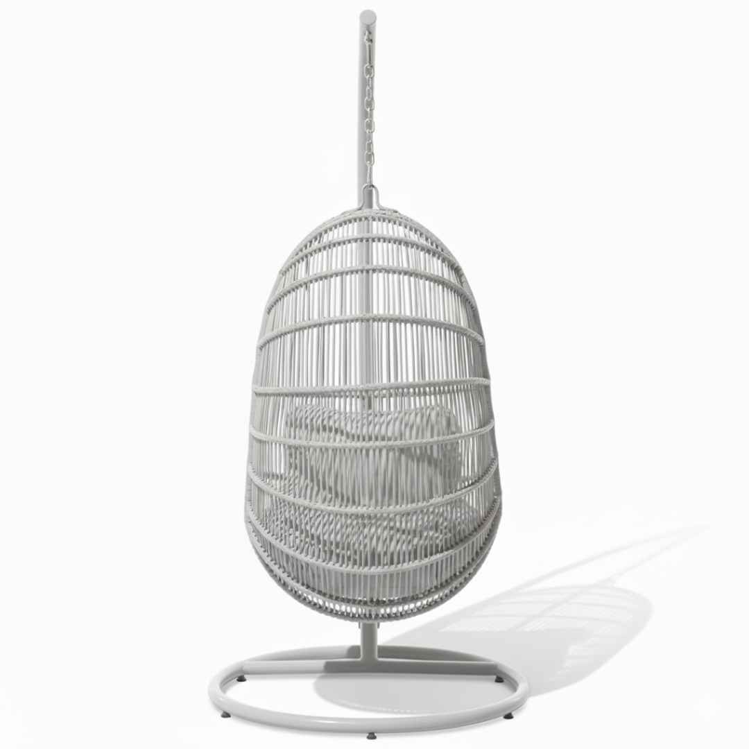 Prémiové závěsné křeslo se stojanem PARMA Terico. Olivová barva