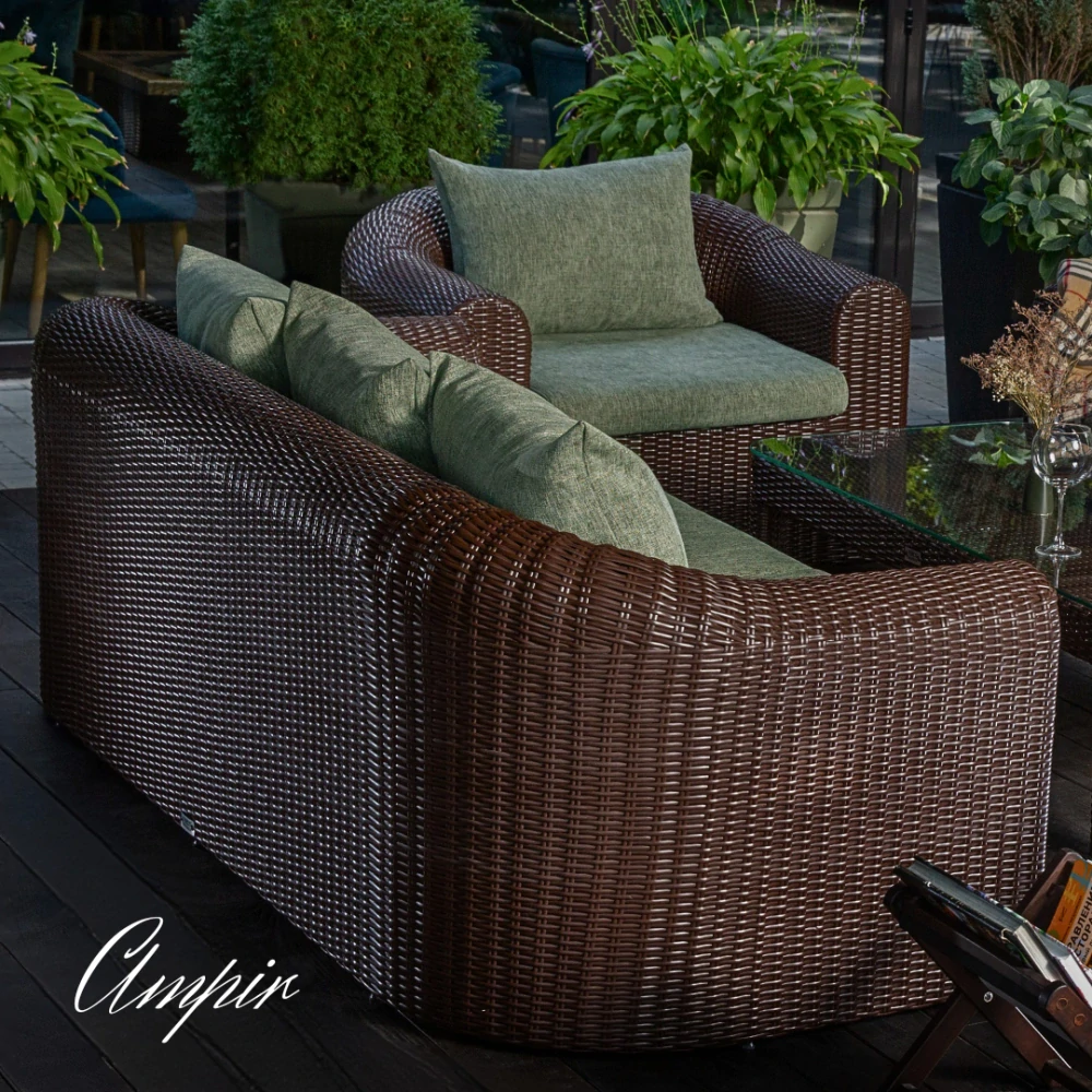 Velká hybridní sestava pro odpočinek AMPIR LOUNGE Terico. Skládá se z 5 kusů. Klikněte pro zobrazení podrobných informací.