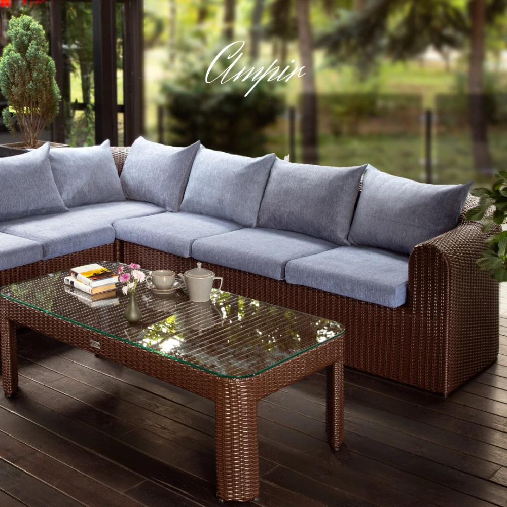 Velká modulární hybridní sestava pro odpočinek AMPIR LOUNGE MODULAR Terico. Skládá se ze 4 kusů. Klikněte pro zobrazení podrobných informací.