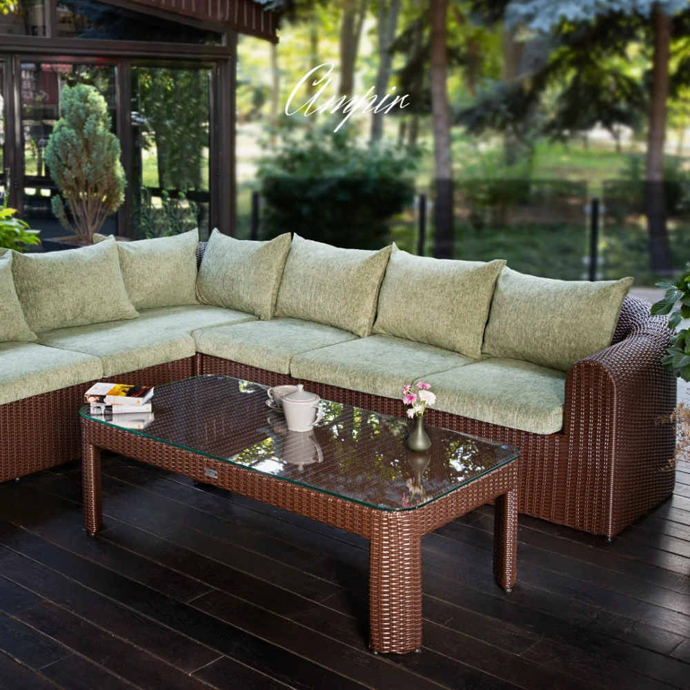 Velká modulární hybridní sestava pro odpočinek AMPIR LOUNGE MODULAR Terico. Skládá se ze 4 kusů. Klikněte pro zobrazení podrobných informací.