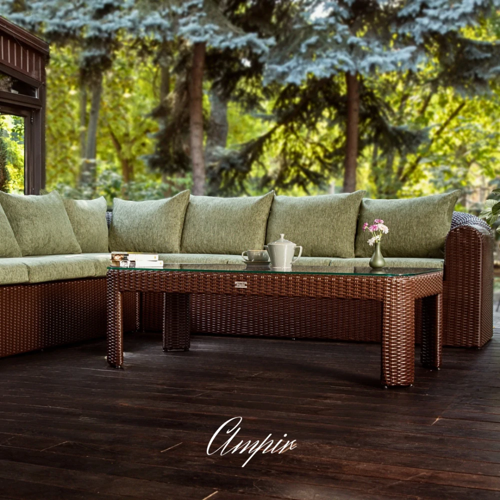 Velká modulární hybridní sestava pro odpočinek AMPIR LOUNGE MODULAR Terico. Skládá se ze 4 kusů. Klikněte pro zobrazení podrobných informací.