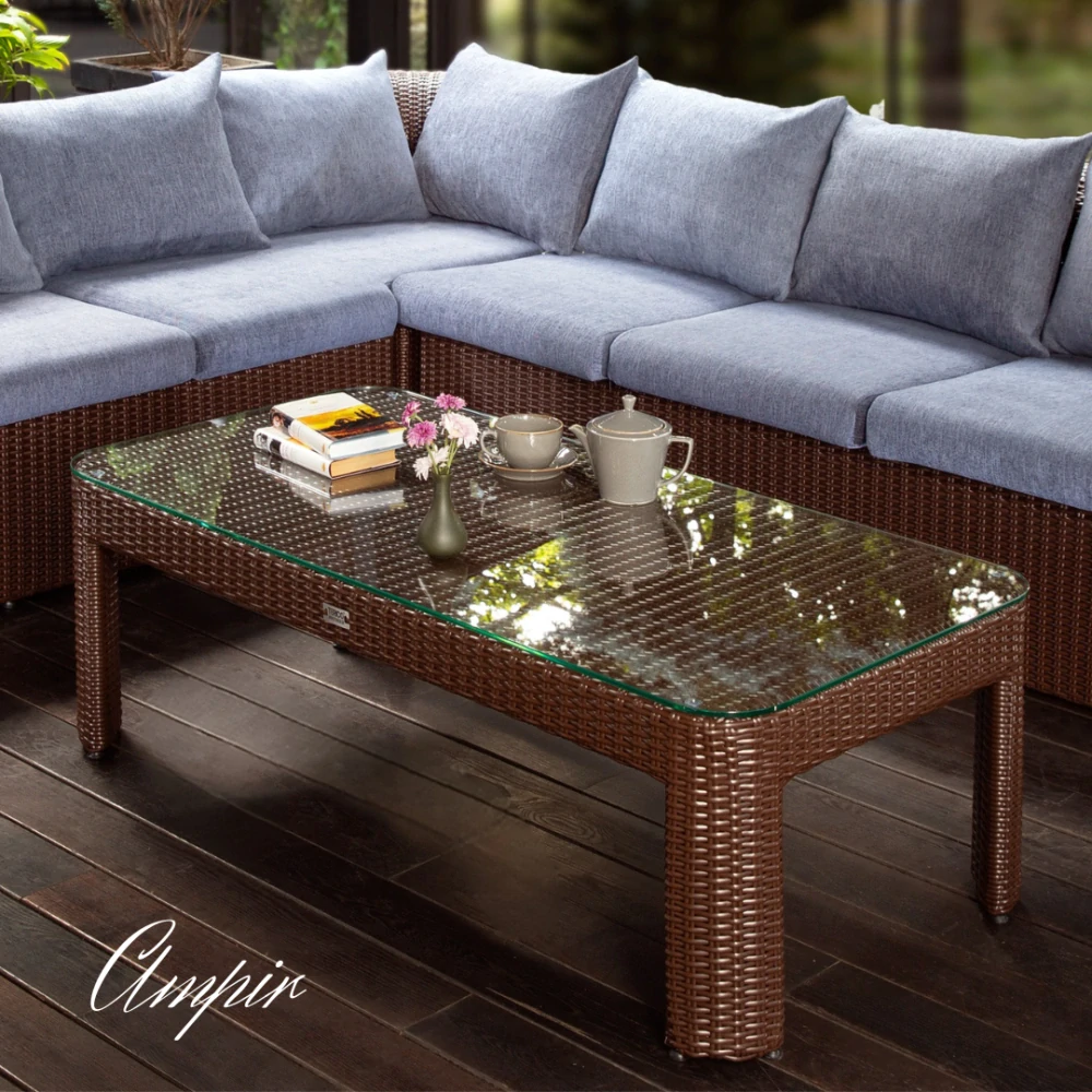 Velká modulární hybridní sestava pro odpočinek AMPIR LOUNGE MODULAR Terico. Skládá se ze 4 kusů. Klikněte pro zobrazení podrobných informací.