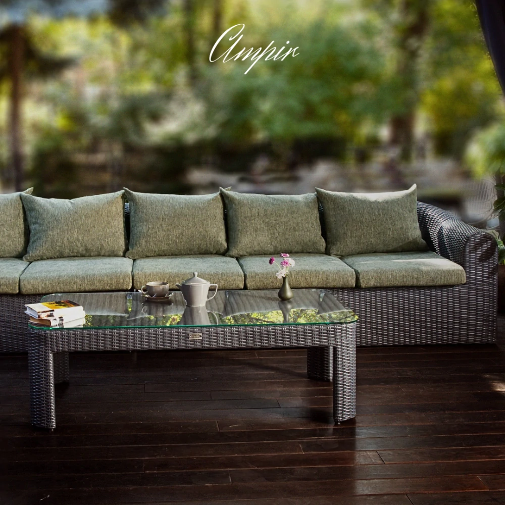 Velká modulární hybridní sestava pro odpočinek AMPIR LOUNGE MODULAR Terico. Grafitova barva. Skládá se ze 4 kusů. Klikněte pro zobrazení podrobných informací.